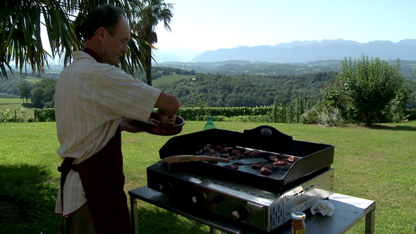 Cuisson des coeurs de canard à la plancha